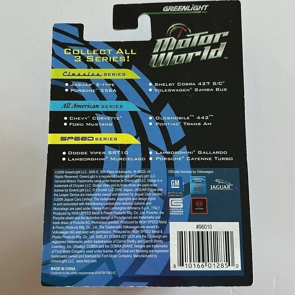 Dodge Viper SRT10 Greenlight Motor World Speed Series Diecast 1:64 / SEALED
